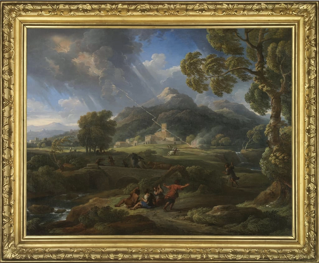 Uragano nella campagna romana - Galleria Sabauda, Torino